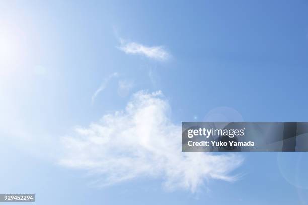 cloud typologies - cloudscape during day time - sun flare clouds sky stock pictures, royalty-free photos & images