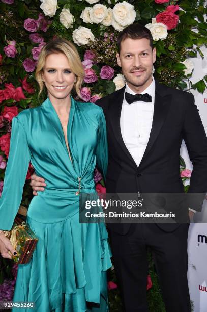 Catalina Maya and Director at Maestro Cares Foundation Felipe Pimiento attend the Maestro Cares Third Annual Gala Dinner at Cipriani Wall Street on...