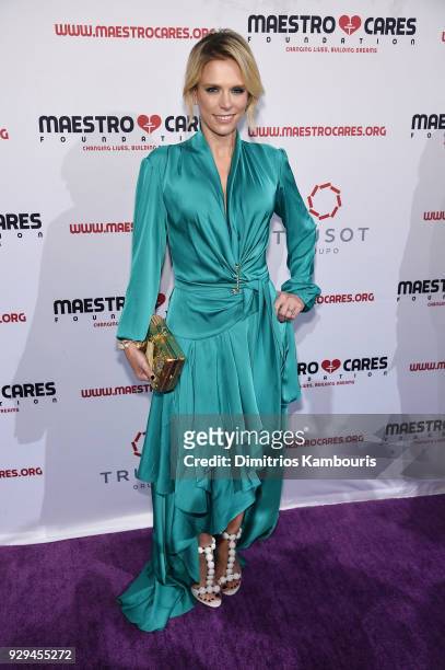 Catalina Maya attends the Maestro Cares Third Annual Gala Dinner at Cipriani Wall Street on March 8, 2018 in New York City.