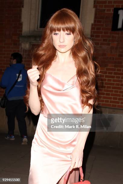 Nicola Roberts attending the Bardou Foundation International Women's Day celebration at the Hospital Club on March 8, 2018 in London, England.