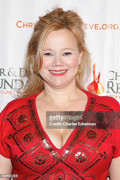 Actress Caroline Rhea attends the Christopher & Dana Reeve Foundation's "A Magical Evening" Gala at the Marriot Marquis on November 9, 2009 in New...