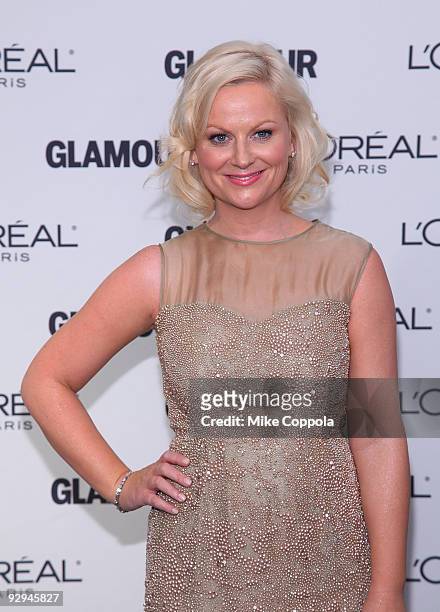 Comedienne Amy Poehler attends the Glamour Magazine 2009 Women of The Year Honors at Carnegie Hall on November 9, 2009 in New York City.