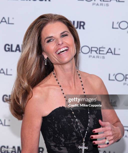 Journalist and the First Lady of California Maria Shriver attends the Glamour Magazine 2009 Women of The Year Honors at Carnegie Hall on November 9,...
