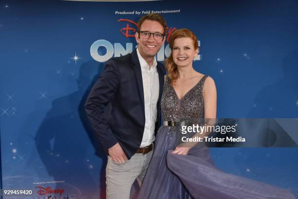 Peter Imhof and his wife Eva Imhof attend the Disney on Ice premiere 'Fantastische Abenteuer' at Velodrom on March 8, 2018 in Berlin, Germany.