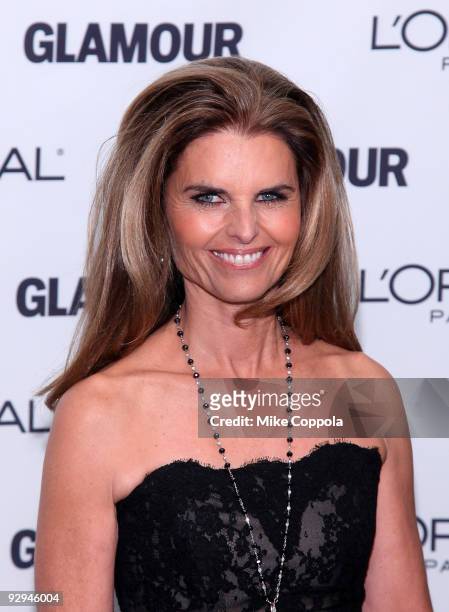 Maria Shriver attends the Glamour Magazine 2009 Women of The Year Honors at Carnegie Hall on November 9, 2009 in New York City.