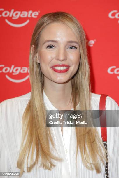 Leonie Hanne during the Colgate White Night at Apartimentum on March 8, 2018 in Hamburg, Germany.