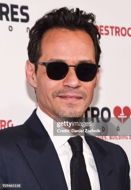 Marc Anthony attends the 2018 Maestro Cares Gala at Cipriani Wall Street on March 8, 2018 in New York City.