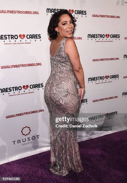 Selenis Leyva attends the 2018 Maestro Cares Gala at Cipriani Wall Street on March 8, 2018 in New York City.