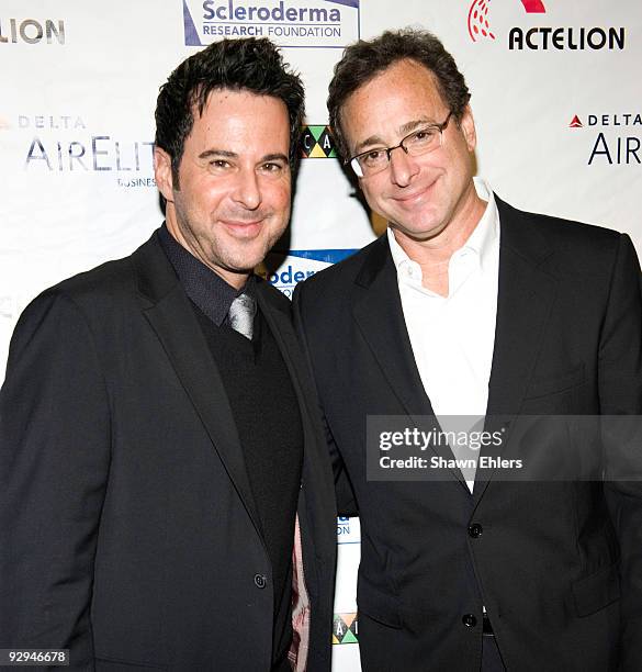 Jonathan Silverman and comedian Bob Saget attend Cool Comedy Hot Cuisine 2009 Benefiting The Scleroderma Research Foundation at Carolines On Broadway...