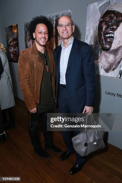 Anda Torres and George Hornig during the ArtLeadHER Presents "Her Time Is Now" at Urban Zen on March 8, 2018 in New York City.