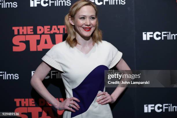 Louisa Krouse attends "The Death Of Stalin" New York premiere at AMC Lincoln Square Theater on March 8, 2018 in New York City.