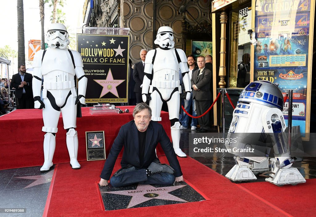 Mark Hamill Honored With Star On The Hollywood Walk Of Fame