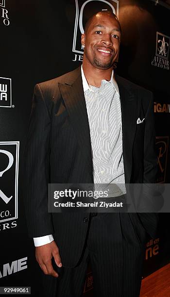 Michael Boley attends the cocktail party launch of "The Blackout Collection" at Pranna Restaurant on November 9, 2009 in New York City.