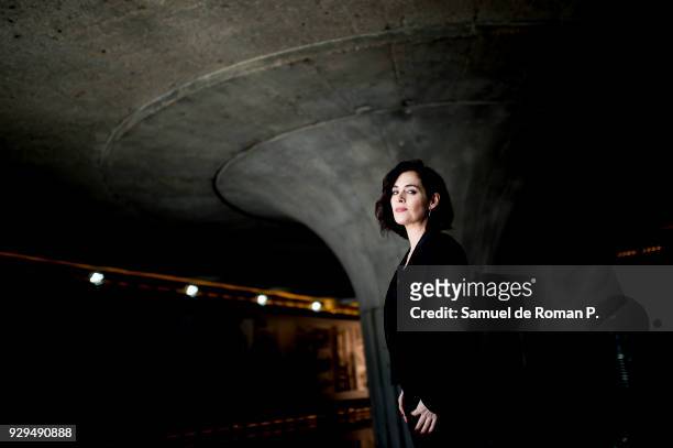 Actress Rocio Munoz Cobo poses during a portrait session at Fernan Gomez Theater on March 7, 2018 in Madrid, Spain.