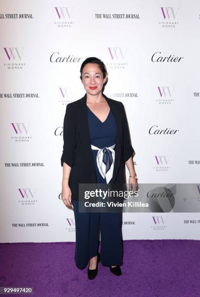 Amanda Fairey attends Visionary Women Honors Demi Moore in Celebration of International Women's Day on March 8, 2018 in Beverly Hills, California.