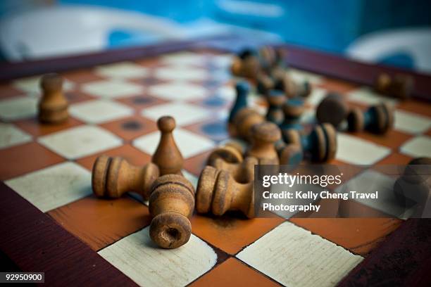 1.176 fotos de stock e banco de imagens de Vintage Chess Board - Getty Images