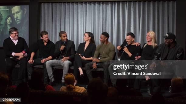 Jim Halterman, Actors Ryan Kwanten, Cory Hardrict, Katrina Law, Arlen Escarpeta, Joseph Julian Soria, Elisabeth Rohm and Kwame Patterson attend...