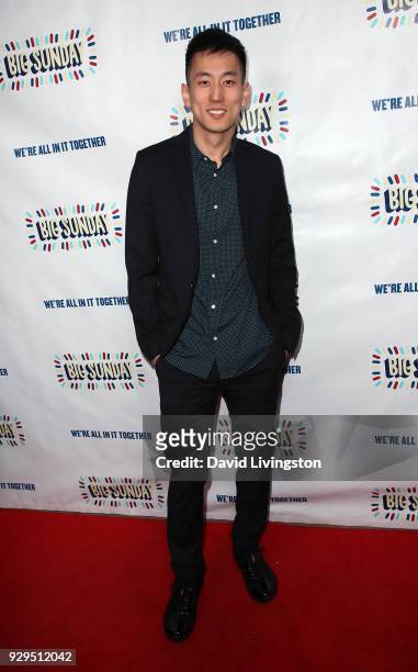 Actor Jake Choi attends Big Sunday's 3rd Annual Gala at Candela on March 8, 2018 in Los Angeles, California.