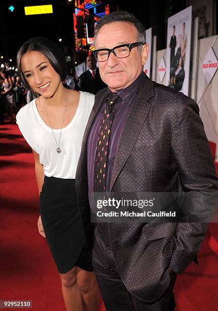 Actors Zelda Williams and Robin Williams arrive at the premiere of Walt Disney Pictures' "Old Dogs" held at the El Capitan Theatre on November 9,...