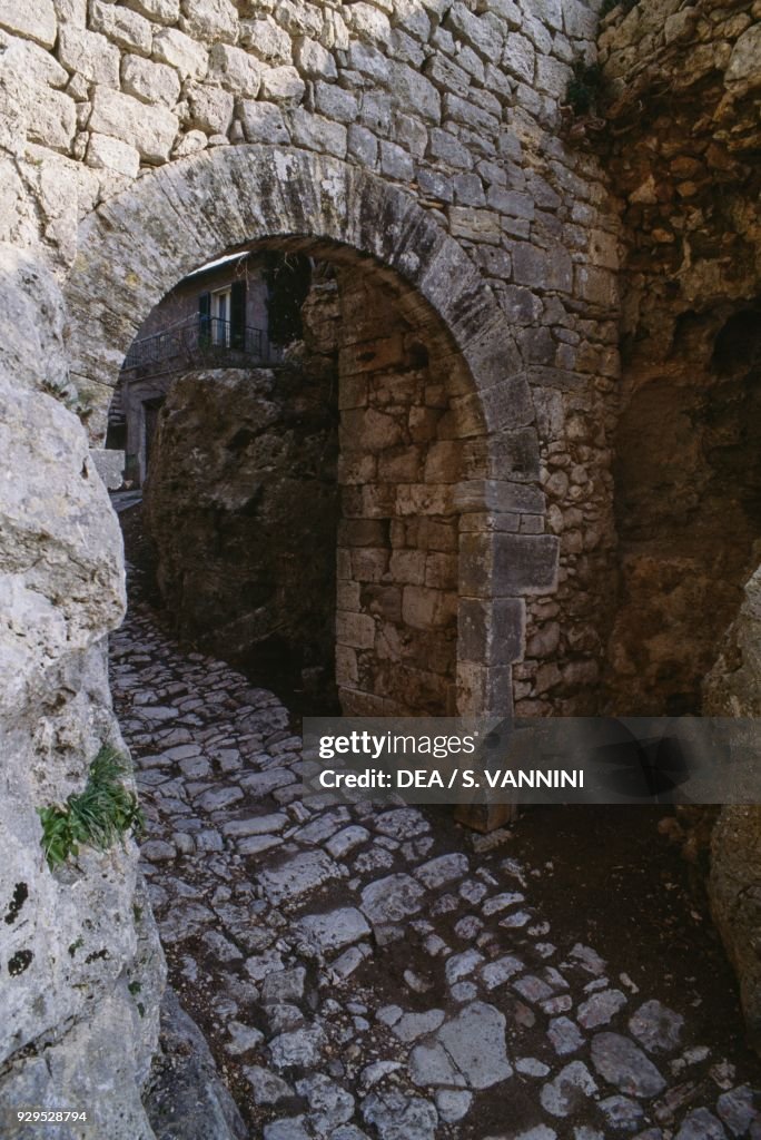 Gate in Roman Walls, Saturnia, Tuscany