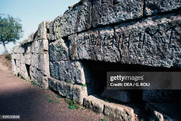 Etruscan Inscription 48 Etruscan Inscription Stock Photos, High-Res Pictures, and Images ...