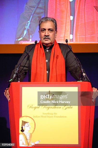 His Highness Maharaja Gaj Singh II of Marwar-Jodhpur attends the Royal Rajasthan charity Gala on November 9, 2009 in London, England.