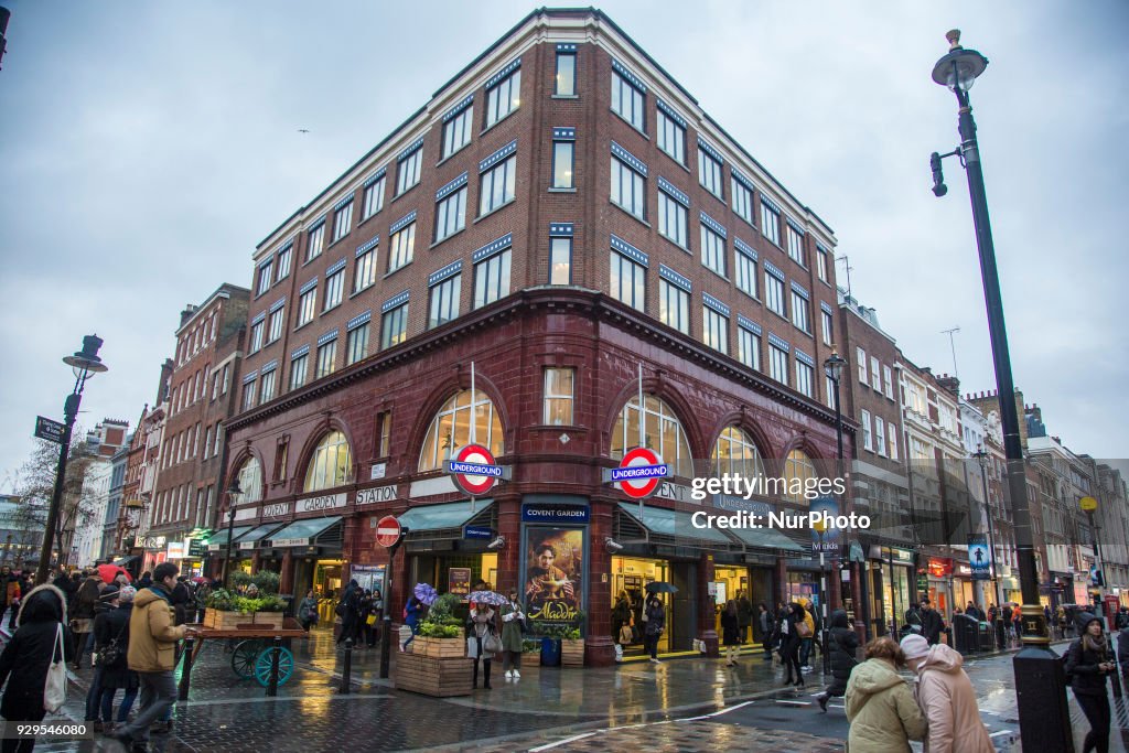 Covent Garden Underground Station, London