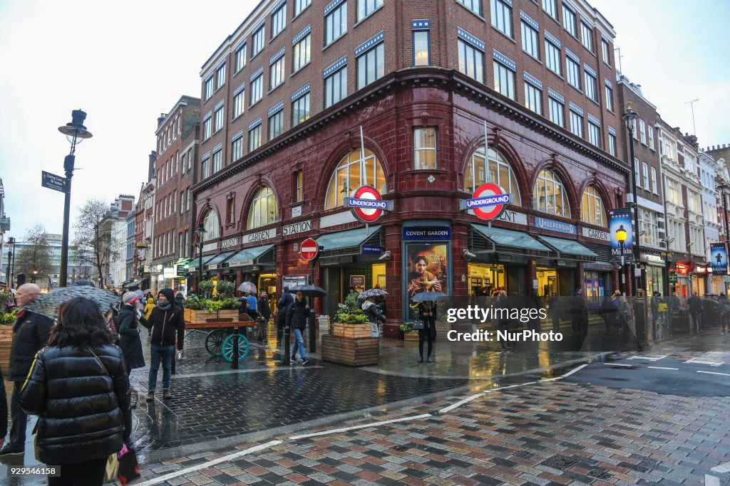 Covent Garden Underground Station, London