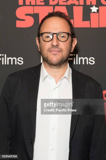Laurent Zeitoun attends New York premiere of IFC Film Death of Stalin at AMC Lincoln Square.