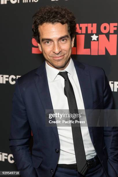 Yann Zenou attends New York premiere of IFC Film Death of Stalin at AMC Lincoln Square.