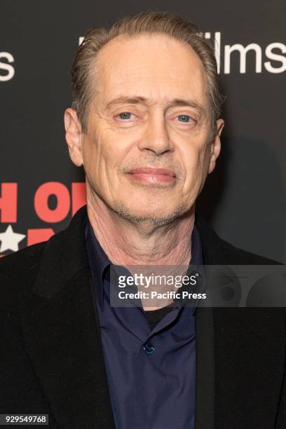 Steve Buscemi attends New York premiere of IFC Film Death of Stalin at AMC Lincoln Square.