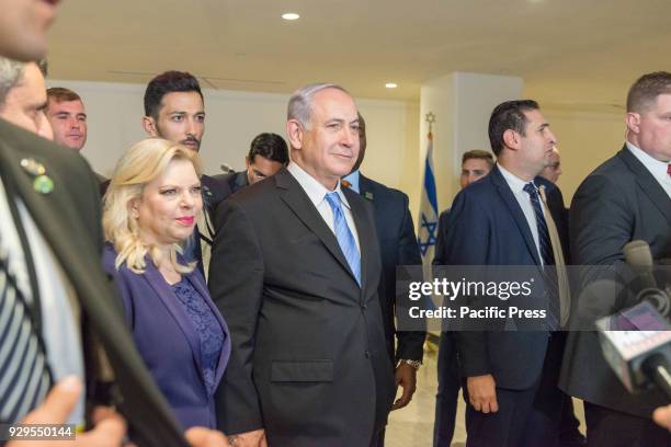 Israeli Prime Minister Benjamin Netanyahu attended and delivered remarks at an exhibit entitled "3000 years of history: Jews in Jerusalem" at UN...