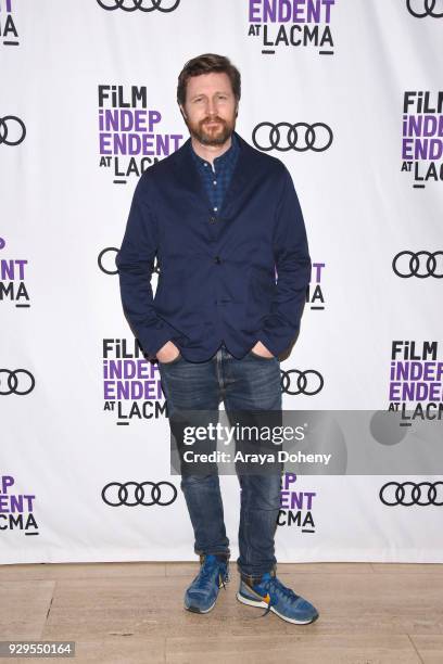 Andrew Haigh attends the Film Independent at LACMA hosts a special screening of "Lean On Pete" at Bing Theater At LACMA on March 8, 2018 in Los...