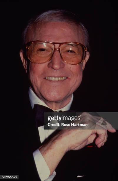 Close-up of American actor and dancer Gene Kelly as he smiles and attends the American Film Institute's 'Salute to Gene Kelly' where he was awarded...