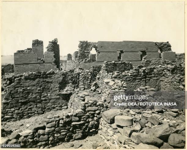 The Christian Basilica dedicated to the Virgin Mary, seen from the south, Qasr Ibrim, Egypt, photograph by Oriental Institute, University of Chicago,...