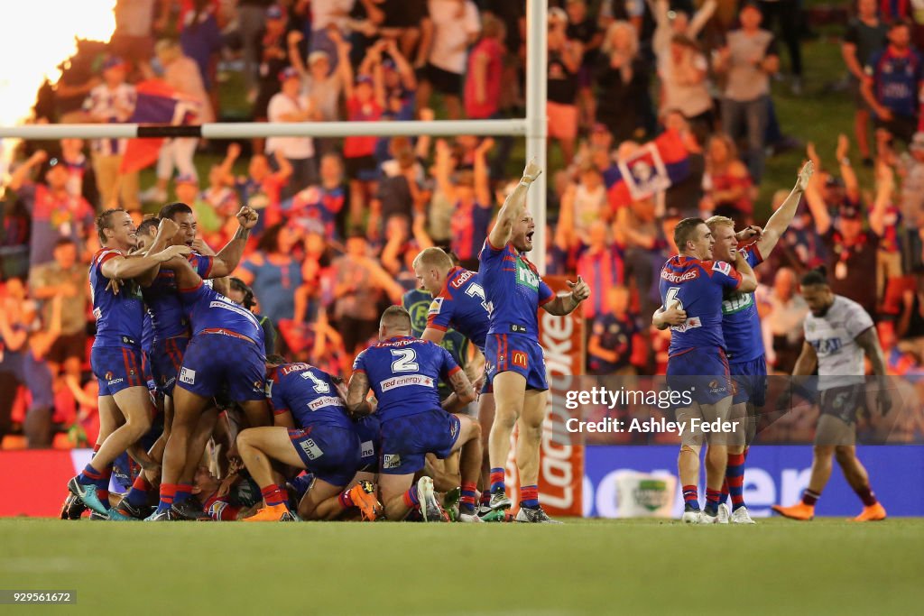 NRL Rd 1 - Knights v Sea Eagles
