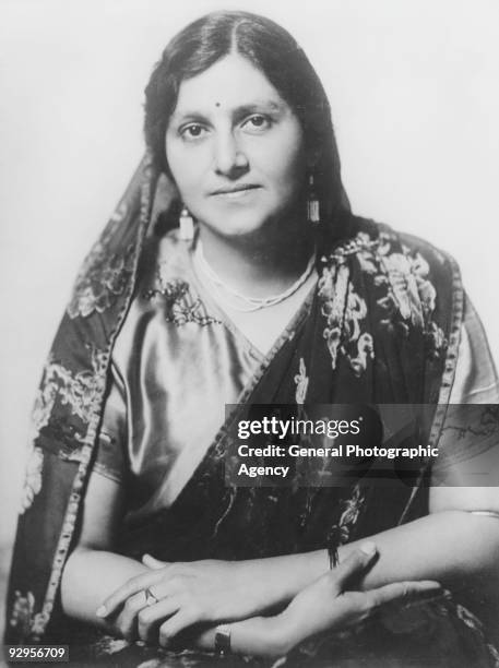 Dhanvanti Rama Kan of India attends an International Feminine Congress in Berlin, circa 1930.