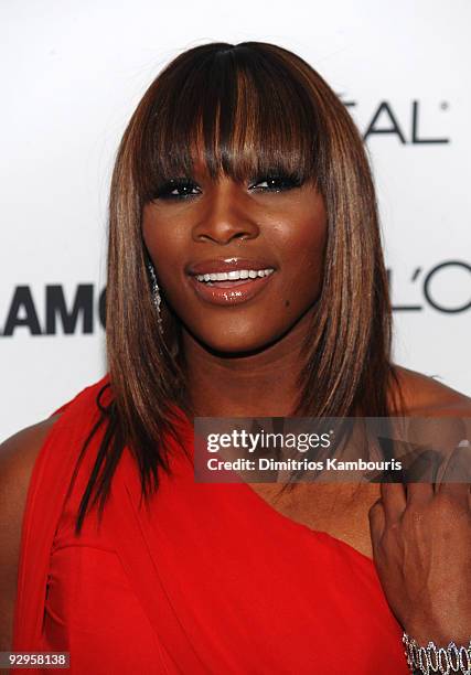 Tennis player Serena Williams attends the The 2009 Women of the Year hosted by Glamour Magazine at Carnegie Hall on November 9, 2009 in New York City.