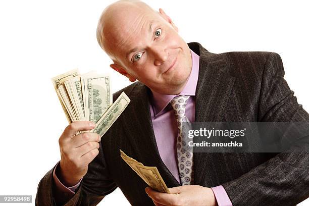 happy rich businessman - fat cat stock pictures, royalty-free photos & images