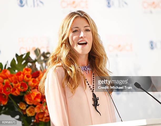 Cat Deeley attends the 2010 People's Choice Awards - Nomination Announcments held at SLS Hotel on November 10, 2009 in Beverly Hills, California.