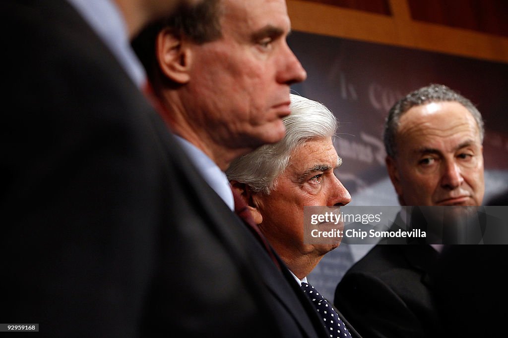 Christopher Dodd Senate Banking Committee Chairman Christopher Dodd is joined by Sen ...