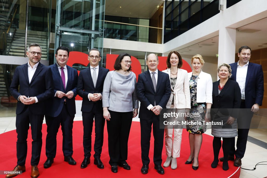 Social Democrats (SPD) Present Government Cabinet Members