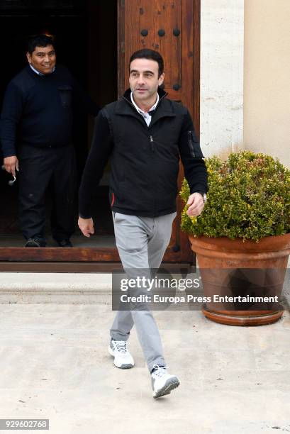 Enrique Ponce attends the charity Golf Tournament on March 8, 2018 in Madrid, Spain.