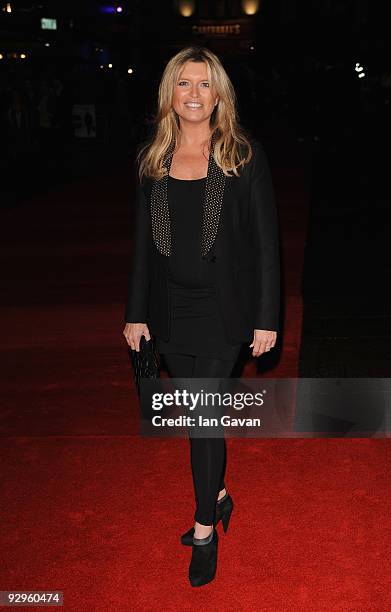 Tina Hobley attends the Harry Brown European Film Premiere at the Odeon Cinema, Leicester Square on November 10, 2009 in London, England.