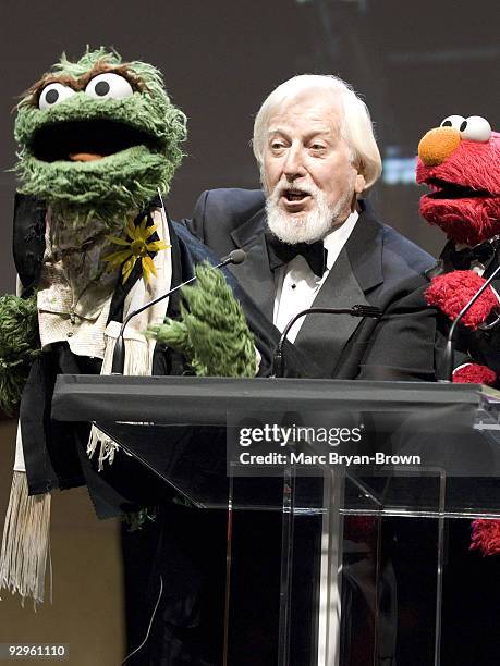 Presenter Caroll Spinney of "Sesame Street"