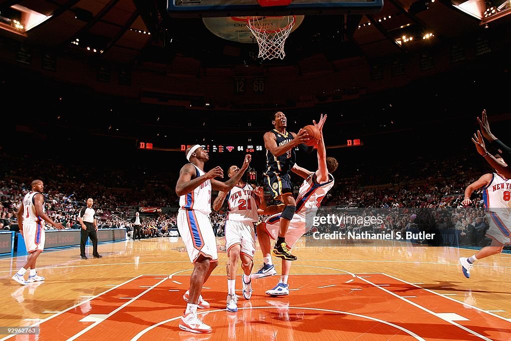 Indiana Pacers v New York Knicks
