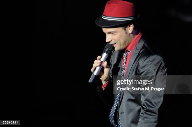 Roger Cicero performs on stage at Philharmonie on November 10, 2009 in Munich, Germany.