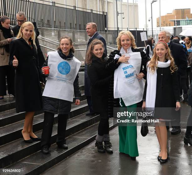 Princess Camilla of Bourbon Two Sicilies, Duchess of Castro, Princess Maria Chiara, Duchess of Capri in Rome, Monaco and Paris and Princess Maria...
