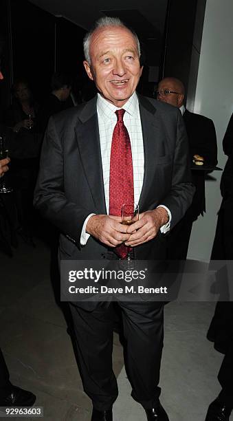 Ken Livingstone attends the London Evening Standard Influentials Party, at Burberry on November 10, 2009 in London, England.