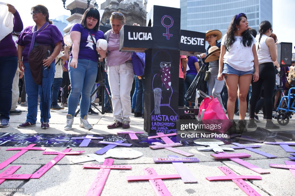 International Women's Day in Mexico City